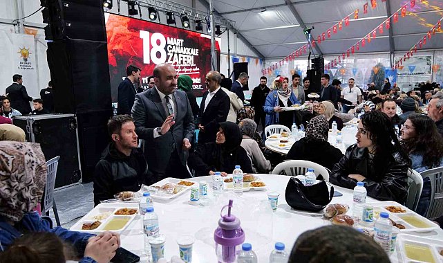 Şehit yakınları, gaziler ve aileleri Dede Korkut İftar Sofrası'nda buluştu