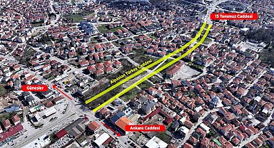 Şehrin o bölgesindeki trafik sorunu rahatlatacak proje