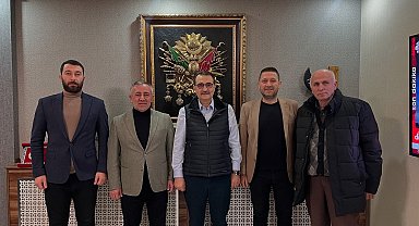 Serkan Yıldırım, Fatih Dönmez'i ağırladı