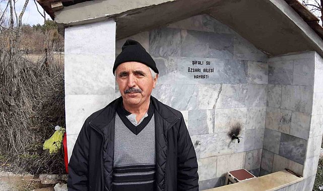 Şifalı olduğu iddia edilen suya yoğun ilgi