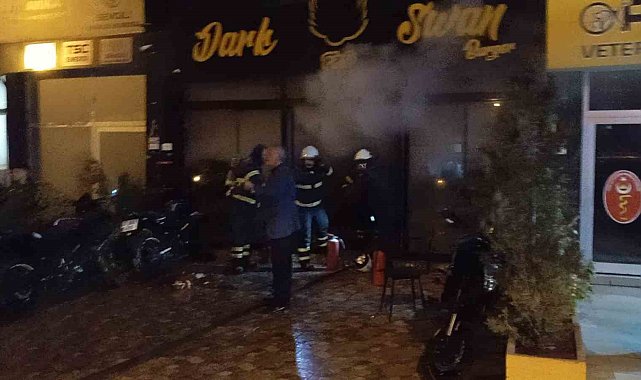 Siirt'te iş yerinde yangın