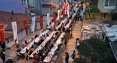 Silivri Belediyesi, Mimar Sinan Mahallesi'nde Ramazan iftar programı düzenledi