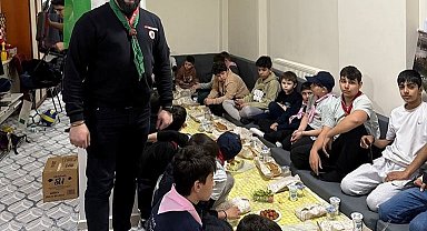 Simav'da Diyanet İzcileri iftarda buluştu