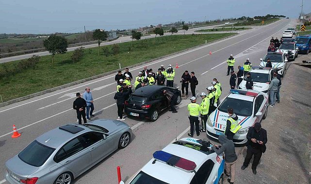 Sinop'ta bayram öncesi trafik denetimi