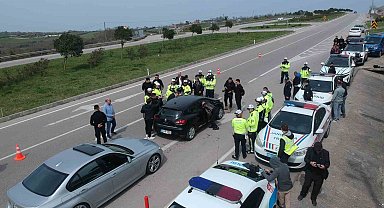 Sinop'ta bayram öncesi trafik denetimi