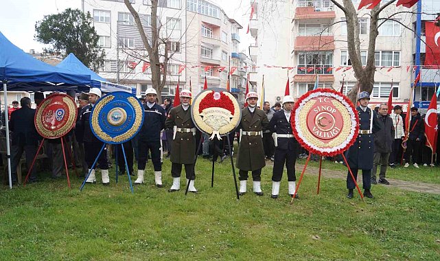 Sinop'ta Çanakkale şehitleri anıldı