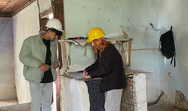 Sinop'ta öğrencilerden tarihi yapıya rölöve çalışması