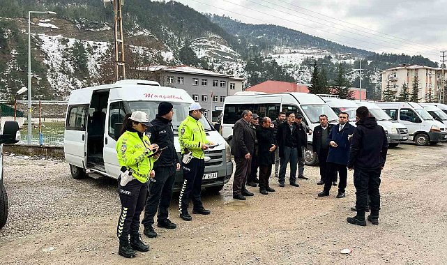 Sinop'ta okul servislerine denetim