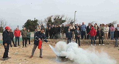Sinop'ta yangın tatbikatı