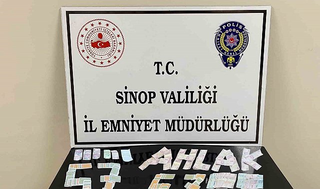 Sinop'ta yasa dışı kumar ve bahis operasyonu: 8 kişiye 48 bin 350 TL ceza