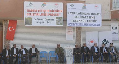 Şırnak'ta 42 çiftçiye 17 bin fıstık ve bıttım fidanı dağıtıldı