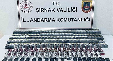 Şırnak'ta jandarma 4 milyon 571 bin TL'lik kaçakçılığı önledi