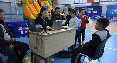 Şırnak'ta öğrencilere sportif yetenek taraması