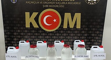 Sivas'ta kaçak içki operasyonu
