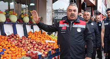 Sivas'ta kaldırım işgal eden esnafa 1 milyon TL ceza