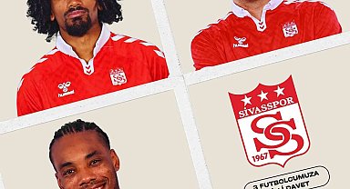 Sivasspor'da 3 futbolcuya milli davet