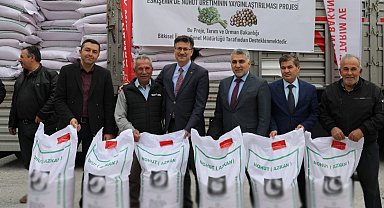Sivrihisarlı çiftçilere yüzde 50 hibeli nohut tohumluğu desteği verildi