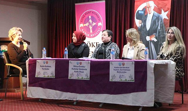 Söke'de iş kadınları deneyimlerini paylaştı