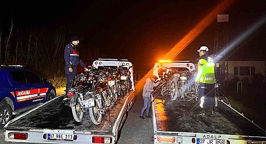 Sosyal medyada anlaştılar, yarışa çıkamadan yakalandılar