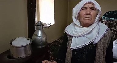 Su ihtiyacını kar eriterek karşılıyor