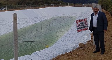 Su sıkıntısına karşı kendi imkanlarıyla çözüm