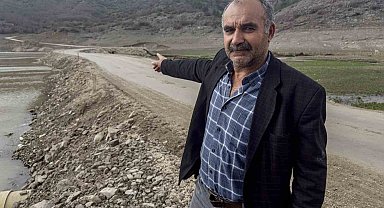Sular çekilince ortaya çıkan yol 18 köyün ulaşımını kolaylaştırdı
