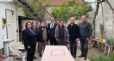 Sultanhisar Kaymakamı Ateş, Yaşlılara Saygı Haftası'nda ailelerle buluştu