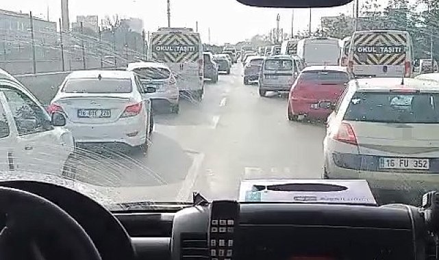 Sürücülerin fermuar sistemi büyük alkış aldı