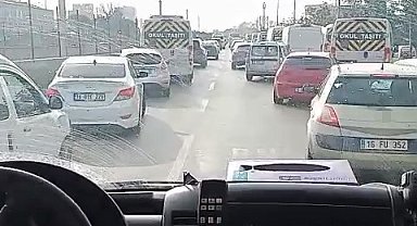 Sürücülerin fermuar sistemi büyük alkış aldı