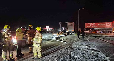 Susurluk'ta trafik kazası: 1 yaralı