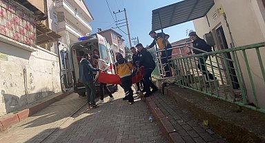 Tabancayı kazara ateşleyen kadın bacağından yaralandı