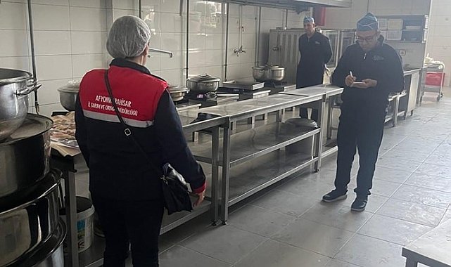 Tabldot yemek üretim tesislerinde denetim gerçekleştirildi