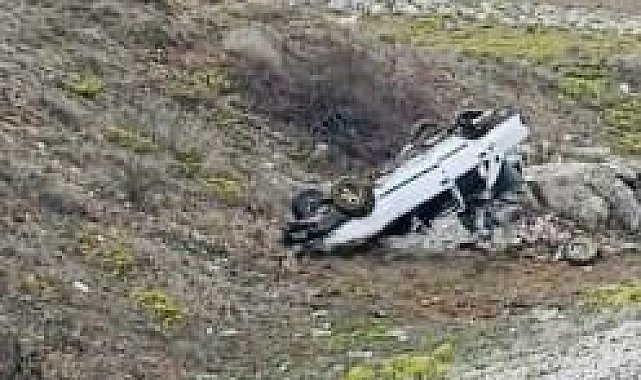 Takla atan otomobilde 1 kişi öldü, 1 kişi yaralandı