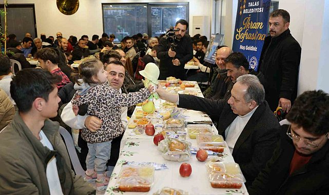 Talas'ta gönüller İkram Sofrası'nda buluşuyor