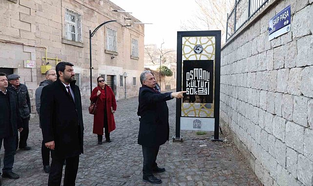 Talas'ta Türkçe Sokağı çalışmaları başladı