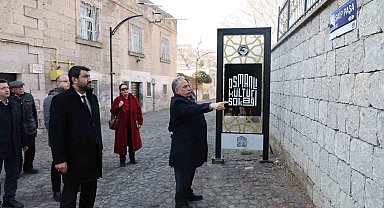 Talas'ta Türkçe Sokağı çalışmaları başladı