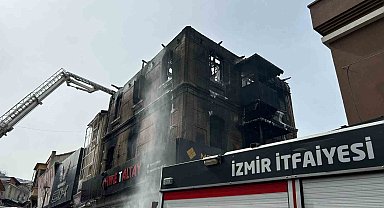 Tarihi çarşıda korkutan yangın