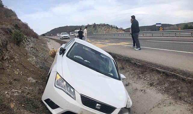 Tavşanlı'da trafik kazası 1 yaralı