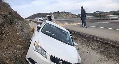 Tavşanlı'da trafik kazası 1 yaralı