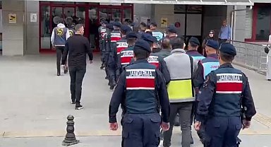 Tefeci Organize Suç Örgütü şüphelileri adliyeye sevk edildi