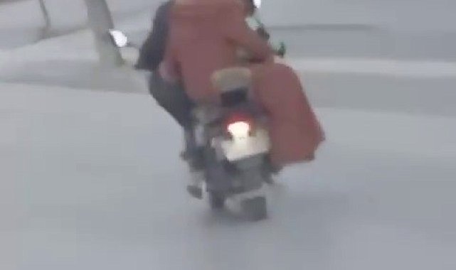 Tehlikeli yolculuk kamerada