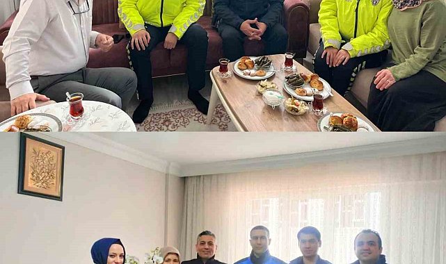 Tekirdağ Emniyeti'nden meslekte ve ailede 'en'lere vefa
