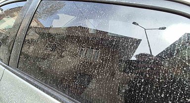 Tekirdağ'da gökten çamur yağdı
