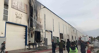 Tekirdağ'da iş yerinde korkutan yangın