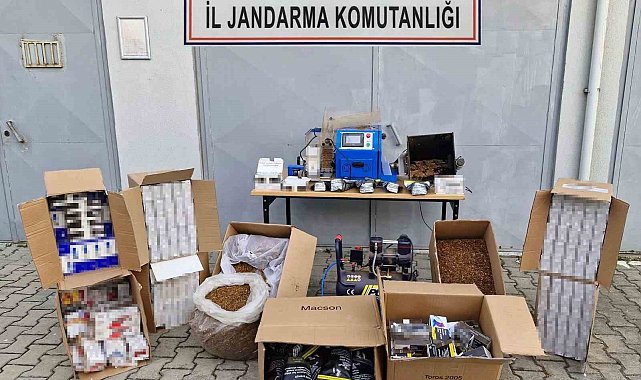 Tekirdağ'da jandarmadan kaçak tütün operasyonu