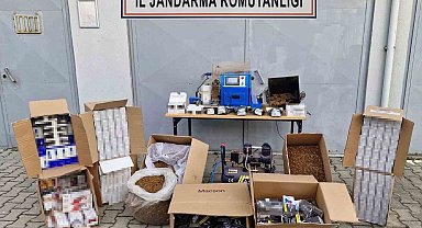 Tekirdağ'da jandarmadan kaçak tütün operasyonu