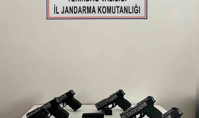 Tekirdağ'da jandarmadan kaçakçılık ve silah operasyonu