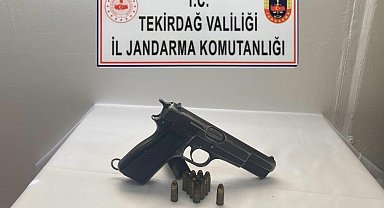 Tekirdağ'da jandarmadan ruhsatsız silah operasyonu