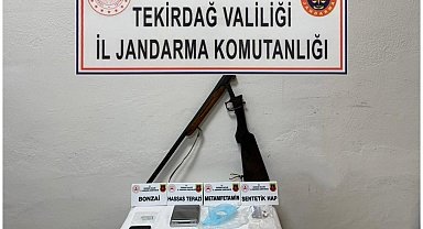 Tekirdağ'da jandarmadan uyuşturucu operasyonları: Çok sayıda madde ele geçirildi