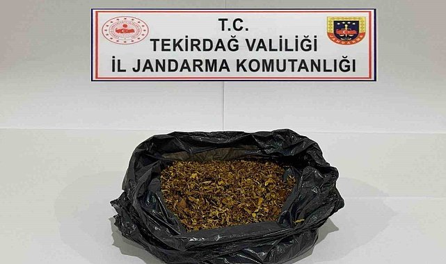 Tekirdağ'da jandarmadan uyuşturucu operasyonu